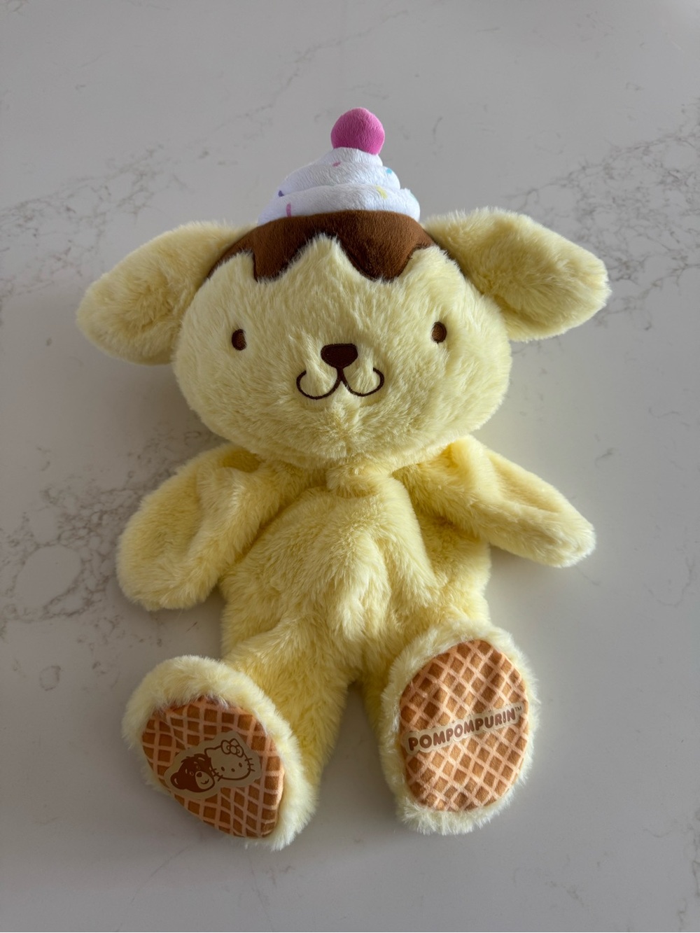 Hello Kitty Build A Bear Banana split Pompompurin LA Exclusive Bab Sanrio New